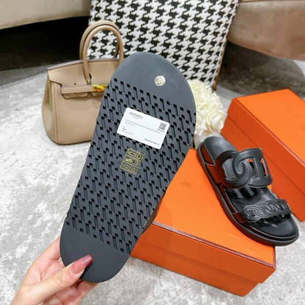 Hermes Extra Sandal Black - Image 6