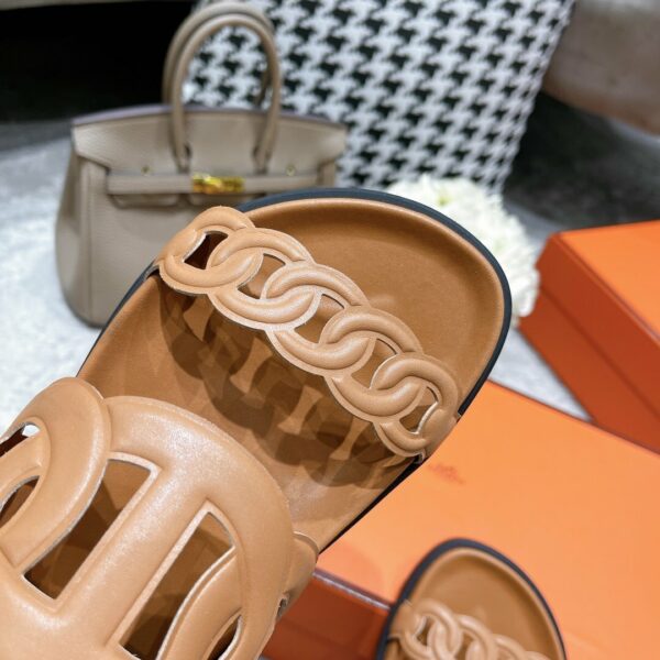 Hermes Extra Sandal Brown - Image 7