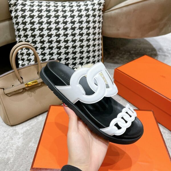 Hermes Extra Sandal White - Image 4