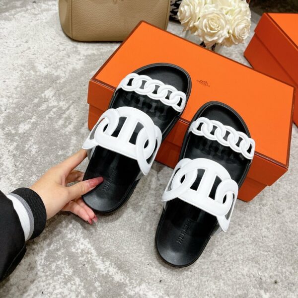 Hermes Extra Sandal White - Image 2