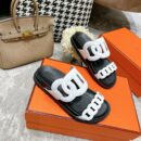Hermes Extra Sandal White