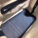 Hermes Garden Party 36 Navy Blue Leather