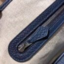 Hermes Garden Party 36 Navy Blue Leather
