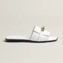 Hermes Giulia Sandal- Blanc