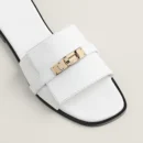 Hermes Giulia Sandal- Blanc