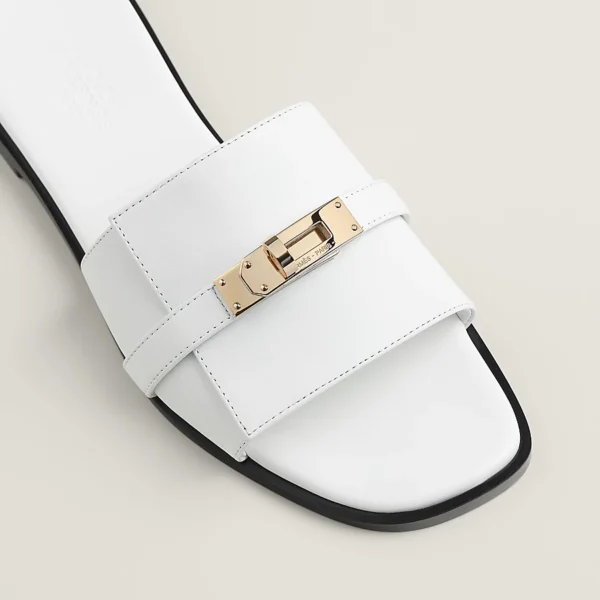Hermes Giulia Sandal- Blanc - Image 4