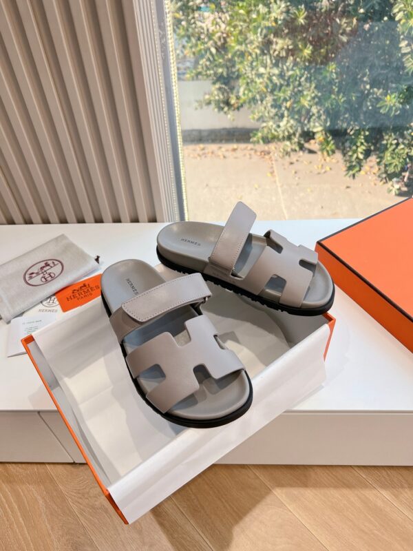 Hermes Grey Sandal