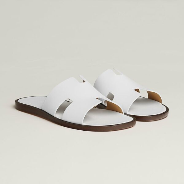Hermes Izmir Sandal Men Shoes Blanc