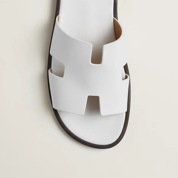 Hermes Izmir Sandal Men Shoes Blanc - Image 4