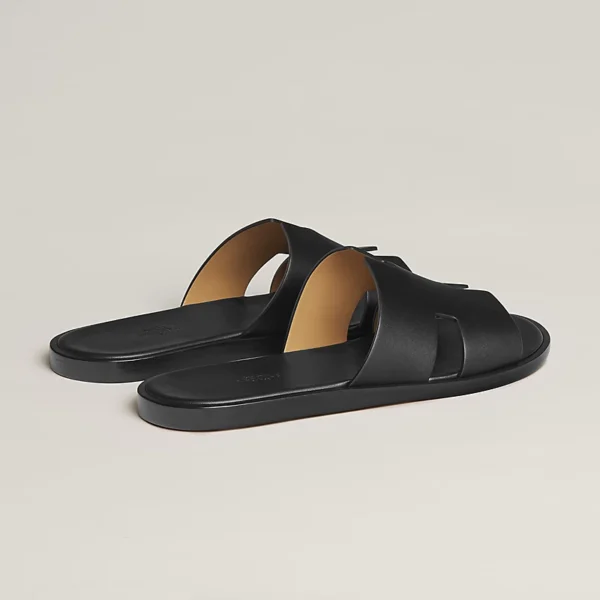 Hermes Izmir Sandal Men Shoes Noir - Image 4