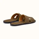 Hermes Izmir Sandal Men Shoes Vert Résine / Jaune Citron
