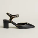 Hermes Kamilla 60 Pump - Noir/ Jaune Malawi