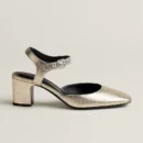 Hermes Kamilla 60 Pump - Platine / Gris Argenté