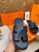 Hermes Men's Black Sandal