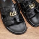 Hermes Men's Black Sandal