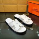 Hermes Men's White Sandal