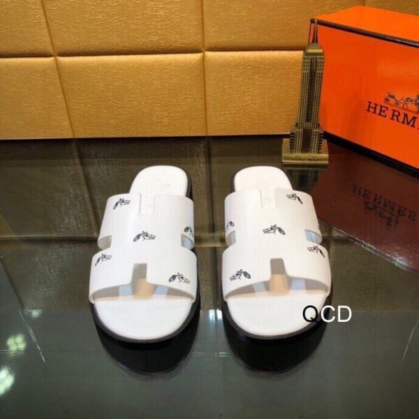 Hermes Men's White Sandal - Image 2