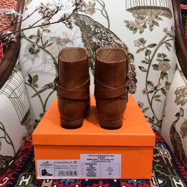 Hermes Neo Ankle BootsFall /Winter 2018 Collection, Cognac - Image 8