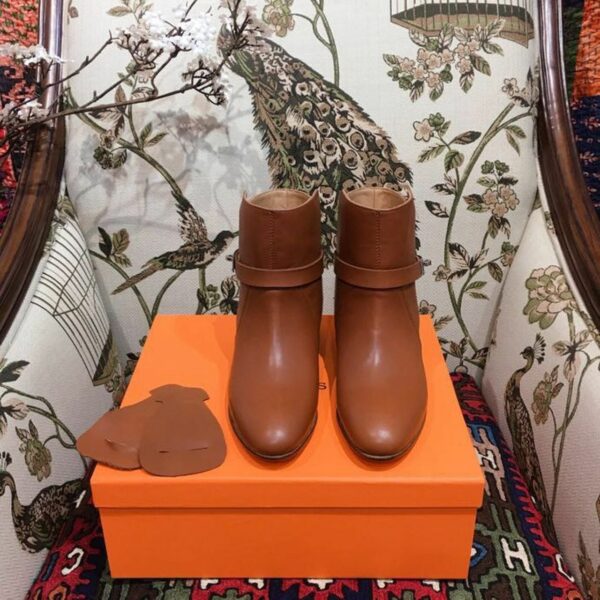 Hermes Neo Ankle BootsFall /Winter 2018 Collection, Cognac - Image 2