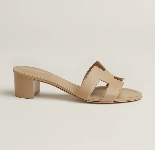 Hermes Oasis Sandal - Beige Lin
