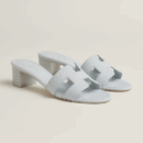 Hermes Oasis Sandal - Bleu Glacier