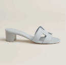 Hermes Oasis Sandal - Bleu Glacier