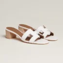 Hermes Oasis Sandal Blanc