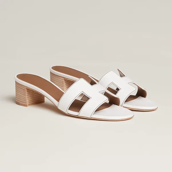 Hermes Oasis Sandal Blanc