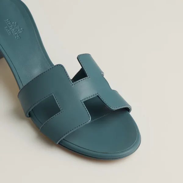 Hermes Oasis Sandal Bleu Pinede - Image 4