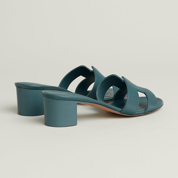 Hermes Oasis Sandal Bleu Pinede - Image 3