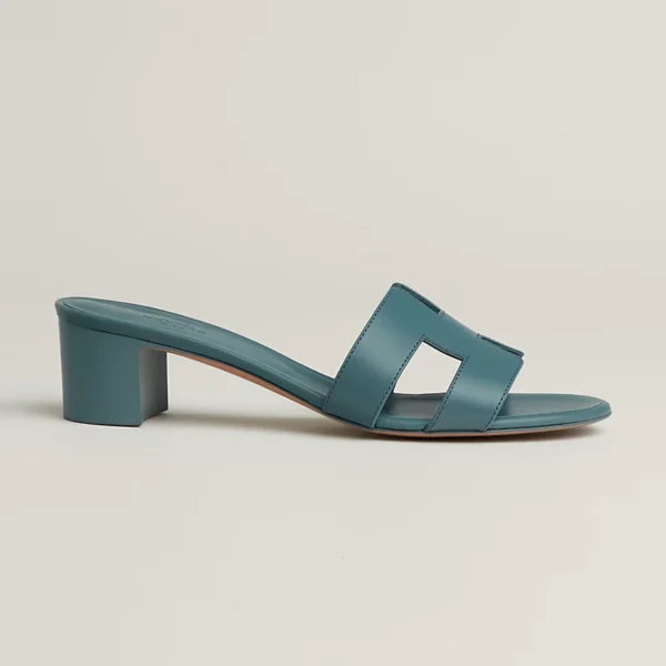 Hermes Oasis Sandal Bleu Pinede - Image 2