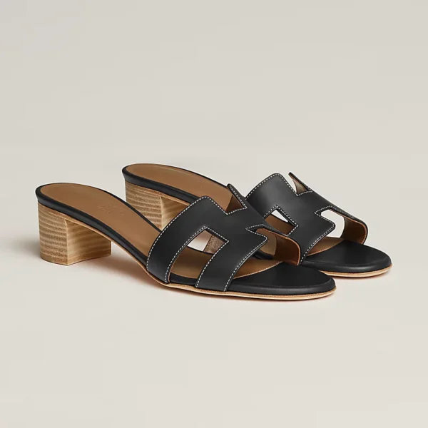 Hermes Oasis Sandal Noir