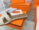 Hermes Oran Sandal Beige