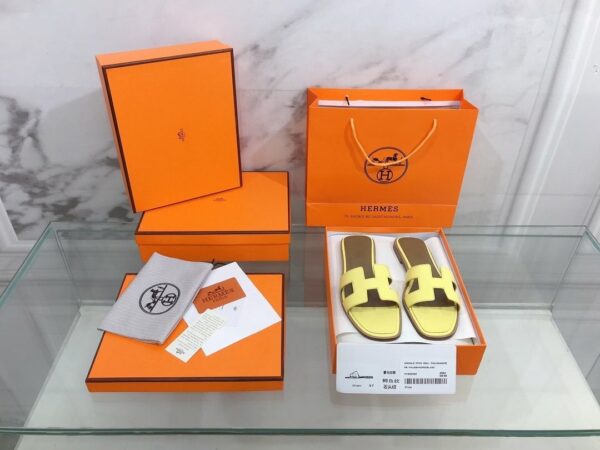 Hermes Oran Sandal Cream
