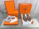 Hermes Oran Sandal Grey