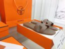 Hermes Oran Sandal Grey