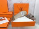 Hermes Oran Sandal Grey