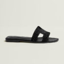 Hermes Oran Sandal Noir