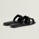 Hermes Oran Sandal Noir
