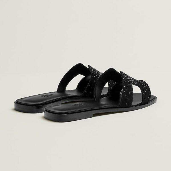 Hermes Oran Sandal Noir - Image 3
