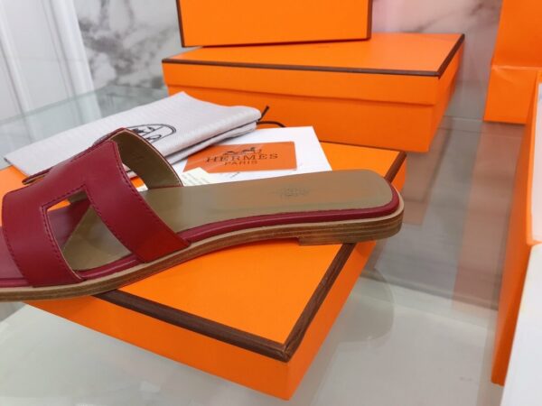 Hermes Oran Sandal Red - Image 3