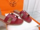 Hermes Oran Sandal Red
