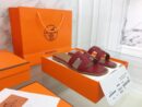 Hermes Oran Sandal Red