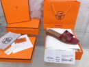 Hermes Oran Sandal Red