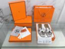 Hermes Oran Sandal Silver
