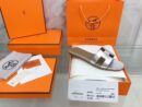 Hermes Oran Sandal Silver