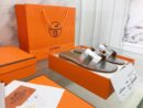 Hermes Oran Sandal Silver