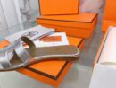 Hermes Oran Sandal Silver