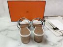 Hermes Thalassa Mules Sandals Nappa Leather Spring /Summer Collection Blanc /Silver