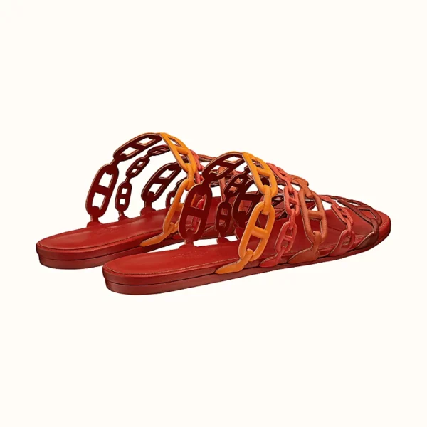 Hermes Thalassa Sandal Multicolore Terracotta - Image 3